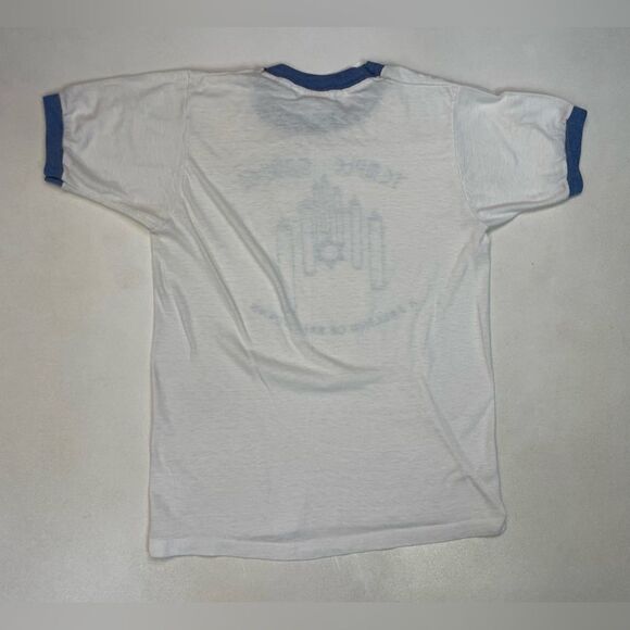 VINTAGE Jewish Temple Samu-el A Feeling Of Belonging T-shirt Women Small USA 90s - Picture 6 of 9